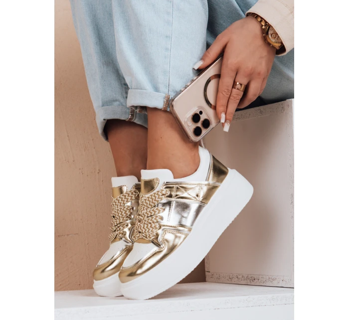 Dámské tenisky na platformě HYPERWAY gold FashionStreet ZY0621