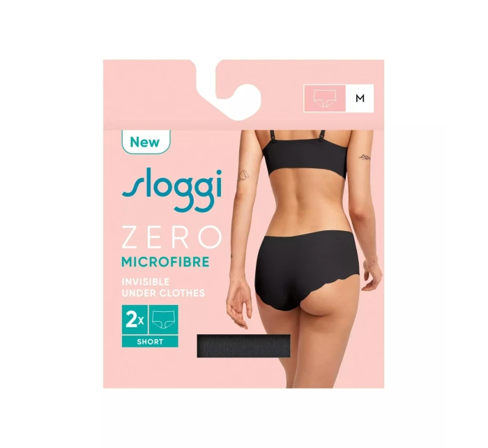 sloggi ZERO Microfibre 2.0 Short 2P - BLACK - SLOGGI BLACK - SLOGGI sloggi ZERO Microfibre 2.0 Short 2P - BLACK - SLOGGI BLACK - SLOGGI