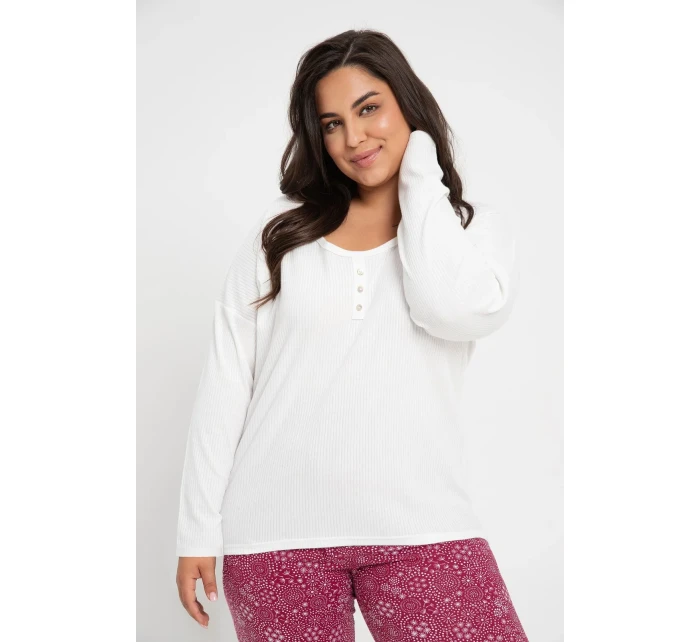 Pyžamo Taro Estella 3005 3/4 2XL-3XL dámskéZ24 Pyžamo Taro Estella 3005 3/4 2XL-3XL dámskéZ24