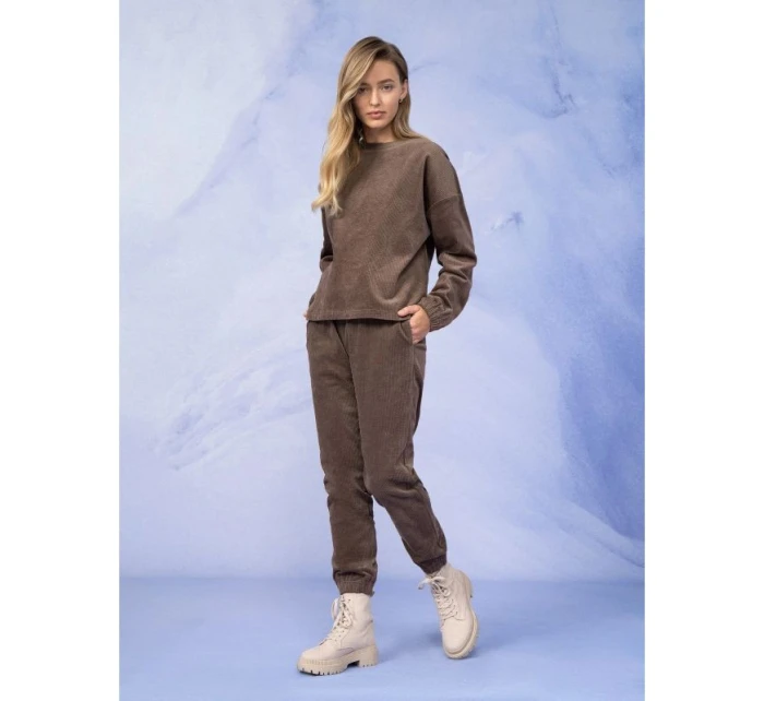 Dámská manšestrová mikina s kapucí OUTHORN OTHAW22TSWSF076-80S