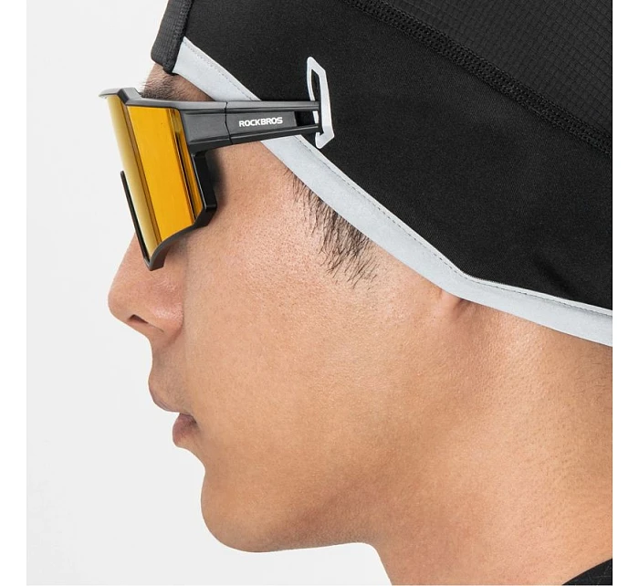 Rockbros M016 zimní větruodolná cyklistická čepice velikost 54-61 cm - černá