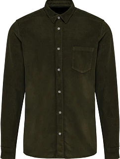 Kariban K 599 Manšestrová košile s dlouhým rukávem 20.K599 washed dusky khaki