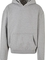 Build your Brand BY 268 Mikina s kapucí z těžké bavlny "Ultra Heavy" 56.0268 heather grey