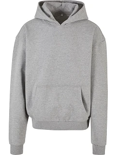 Build your Brand BY 268 Mikina s kapucí z těžké bavlny "Ultra Heavy" 56.0268 heather grey