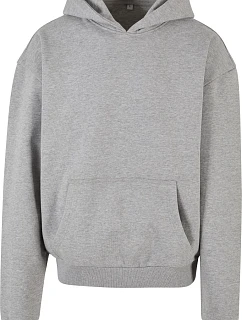 BY Mikina s kapucí z těžké bavlny "Ultra Heavy" 56.0 heather grey model 22433978 - Build your Brand