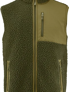 Fleece Vest Men Pánská fleecová vesta Sherpa "TwoTone" moss green model 22453581 - James Harvest