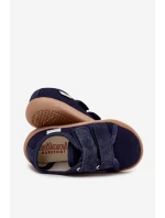 Pohodlné Pantofle Chlapecké Hladké Námořnické model 21705490 - Milami Pohodlné Pantofle Chlapecké Hladké Námořnické model 21705490 - Milami