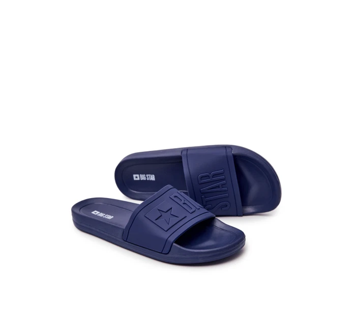 Pánské Klasické Nazouváky Big Star Tmavě Modré model 21512114 - Big Star Shoes Pánské Klasické Nazouváky Big Star Tmavě Modré model 21512114 - Big Star Shoes