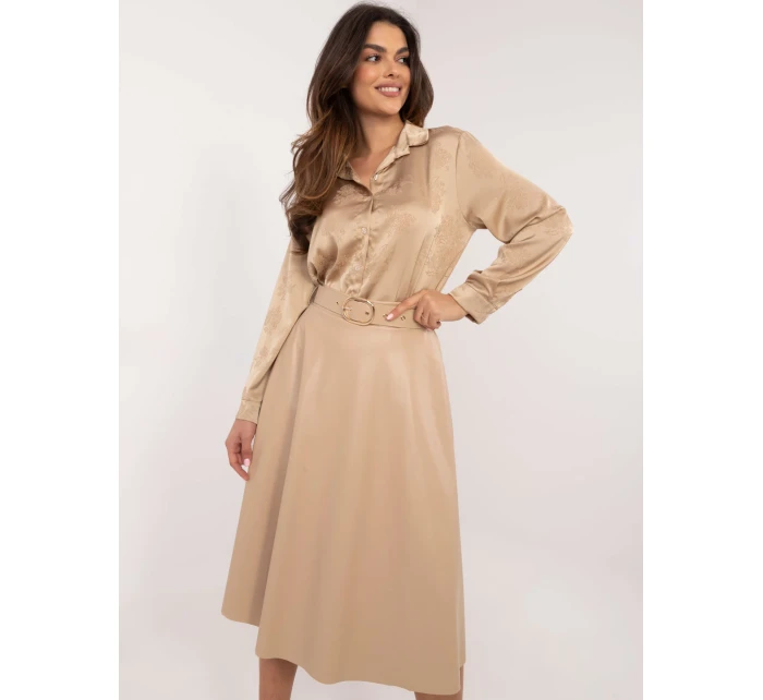 Sukně DHJ SD model 20585887 béžová - FPrice