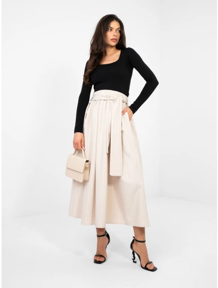 Spódnica IT SD model 22011394 jasny beżowy - FPrice