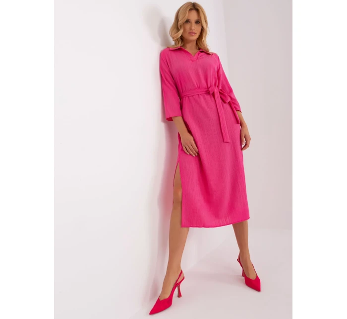 LK SK 509342 šaty.33P tmavě růžová