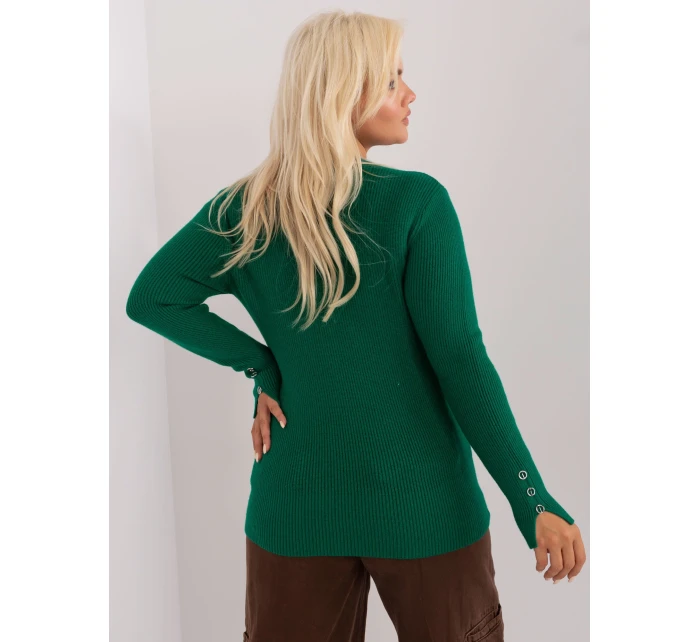 Sweter PM SW PM model 18949025 ciemny zielony - FPrice