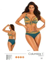Dámské dvoudílné plavky S934CO1-1 Columbia 1 oranžová/petrolejová - Self Dámské dvoudílné plavky S934CO1-1 Columbia 1 oranžová/petrolejová - Self
