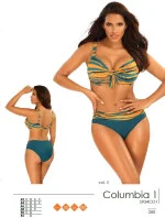 Dámské dvoudílné plavky S934CO1-1 Columbia 1 oranžová/petrolejová - Self