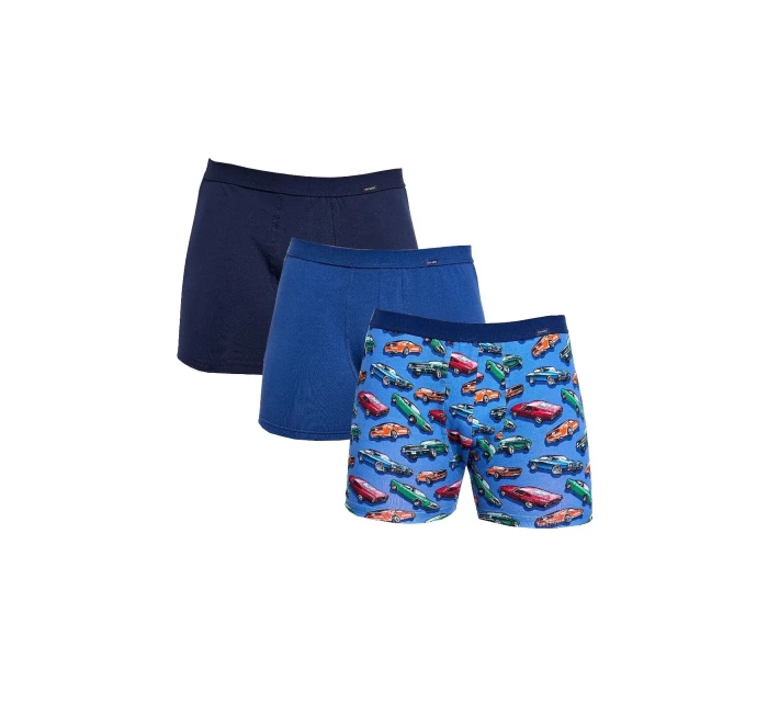 Pánské boxerky 946/02 A'3  modré mix - Cornette