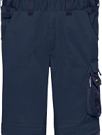 Daiber JN 1833 (42-60) Pracovní kalhoty s laclem - Strong 02.133M navy/navy