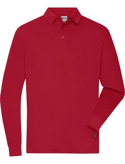 Daiber JN 1842 Pánské pracovní piqué polo s dlouhým rukávem 02.1842 red Daiber JN 1842 Pánské pracovní piqué polo s dlouhým rukávem 02.1842 red
