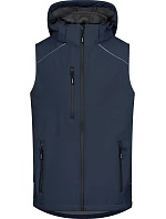 Pánská 3vrstvá softshellová vesta 40. navy model 22517299 - Promodoro Pánská 3vrstvá softshellová vesta 40. navy model 22517299 - Promodoro