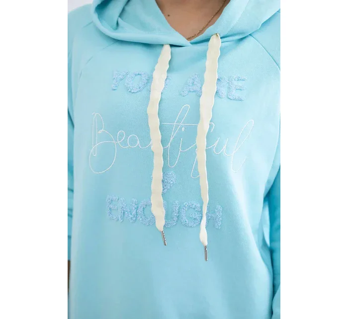 Bavlněná mikina s kapucí mincovna Bavlněná mikina s kapucí mincovna