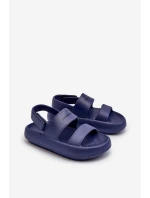 Lehké pěnové sandály na suchý zip ProWater PRO-24-05-01K tmavě modré Lehké pěnové sandály na suchý zip ProWater PRO-24-05-01K tmavě modré