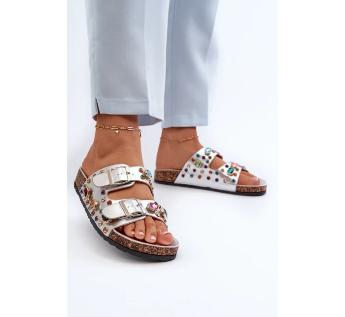 Dámské Žabky S Stříbrné model 21660457 - S.Barski Dámské Žabky S Stříbrné model 21660457 - S.Barski