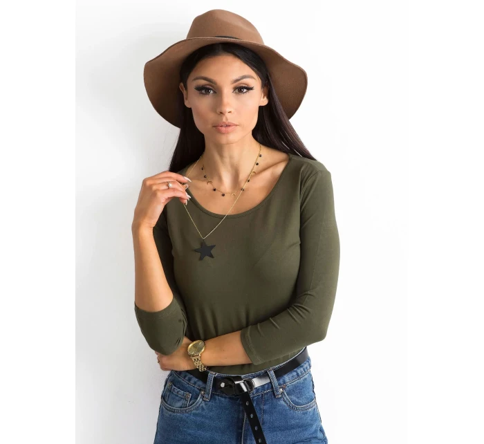 Bluzka RV BZ model 21153727 khaki - FPrice Bluzka RV BZ model 21153727 khaki - FPrice