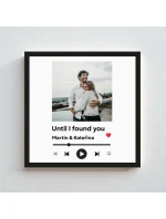 Personalizovaný plakát v rámu - čtverec 20x20 - hudební přehrávač Personalizovaný plakát v rámu - čtverec 20x20 - hudební přehrávač