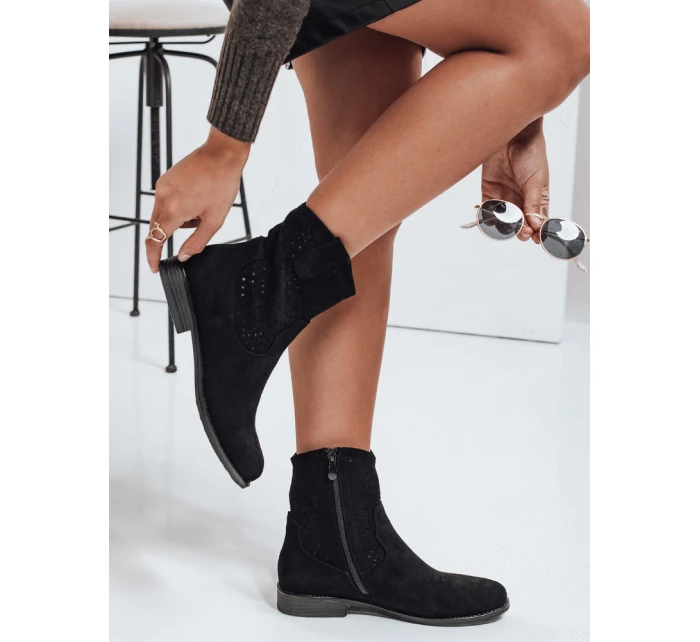 Dámské černé kozačky model 21992041 - Dstreet Dámské černé kozačky model 21992041 - Dstreet