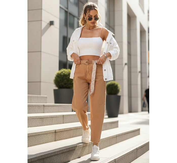 Dámské džíny mom fit s vysokým pasem FashionStreet UY2937 Dámské džíny mom fit s vysokým pasem FashionStreet UY2937