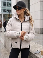 Kurtka damska pikowana z kapturem  model 22350556 - FashionStreet