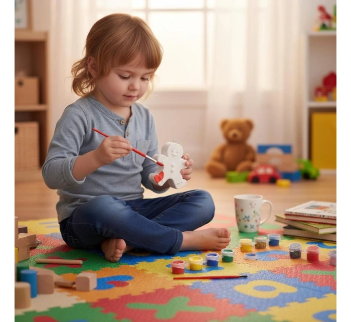 DIY SÁDROVÉ DEKORACE BARVY NA SUŠENKY