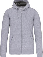 Kariban K 444 Mikina s kapucí z těžké bavlny 20.K444 oxford grey