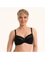 podprsenka s kosticí . černá  model 21019000 - RosaFaia