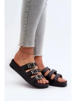 Dámské gumové pantofle model 21661679 Černé - Zaxy