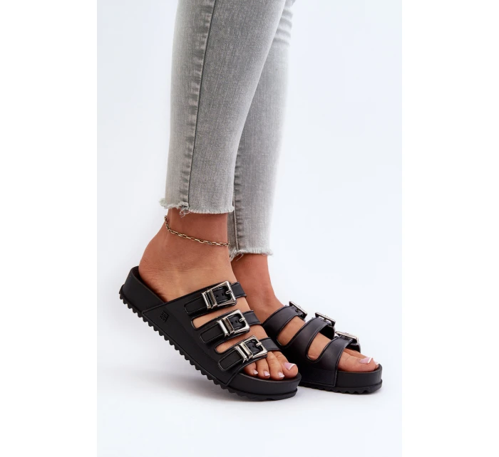 Dámské gumové pantofle model 21661679 Černé - Zaxy