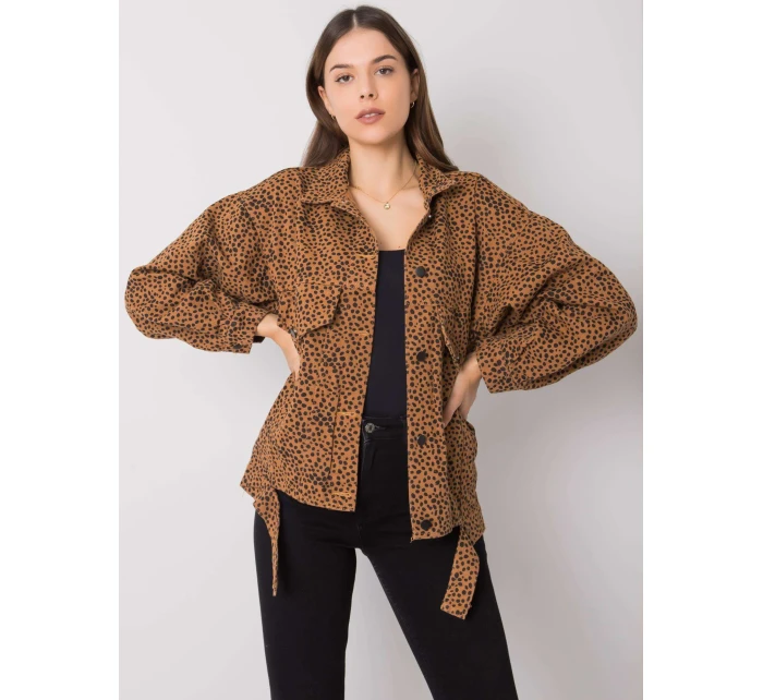 EM KR VJ3608 bunda.07 světle hnědá