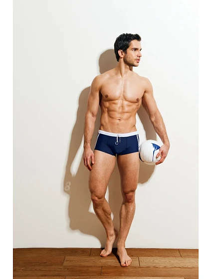 Plavky Navy v námořnické a bílé barvě  model 21390360 - Alpha Male