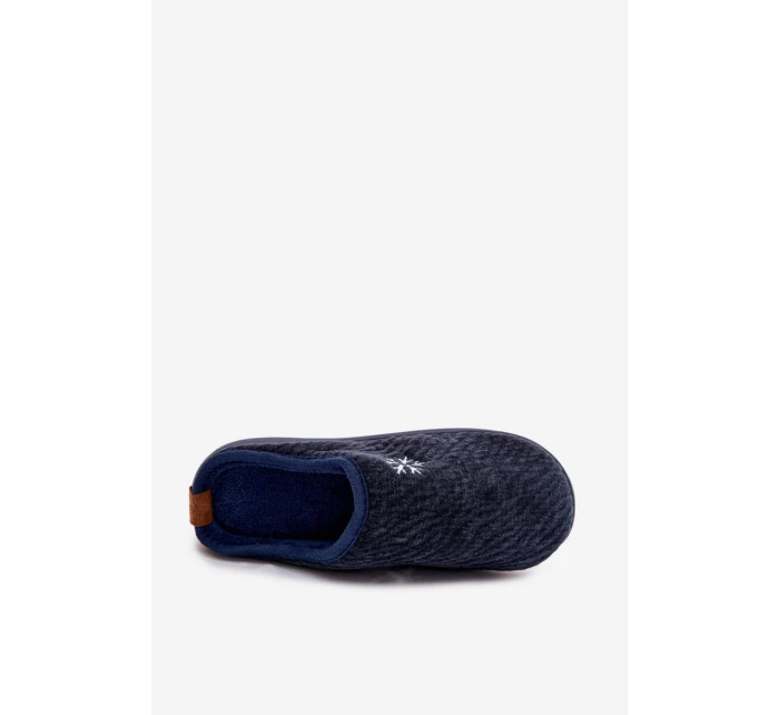 Pánské domácí pantofle Darline – granátové