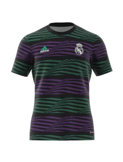 Pánské tričko Real Madrid Pre-Match Warm Up JSY M HT8799 černá vzor - Adidas Pánské tričko Real Madrid Pre-Match Warm Up JSY M HT8799 černá vzor - Adidas
