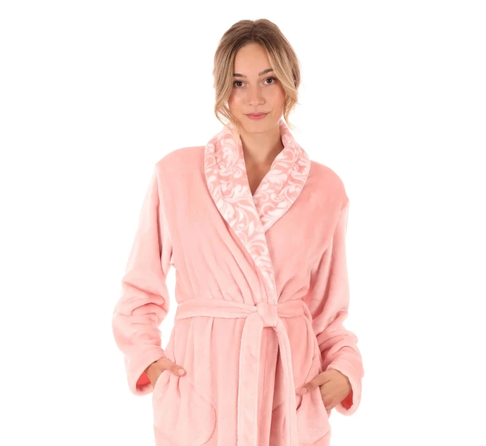 Dámský župan Flora 2556 3050  růžová perla - Vestis