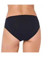 Dámské kalhotky sloggi 24/7 Cotton Lace Tai C3P - černé - SLOGGI Dámské kalhotky sloggi 24/7 Cotton Lace Tai C3P - černé - SLOGGI