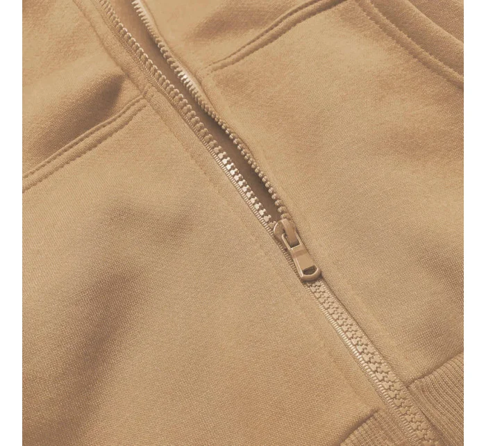 Dámská sportovní mikina v barvě nude (W03-160) Dámská sportovní mikina v barvě nude (W03-160)