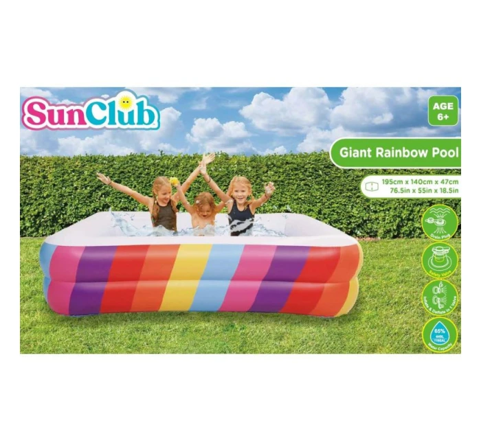 2-RODINNÁ ZAHRNUTÁ 2-KRUHOVÁ ZAHRNUTÁ KOUPELNA Rainbow 195x140x47 cm 51470