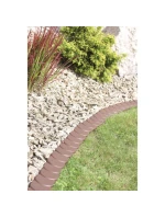 ZAHRADNÍ ZÁBRANA PALISÁDA PLOCHÁ KRYCÍ DESKA 3,8 M ŠEDÝ KÁMEN