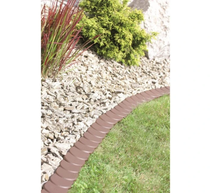 ZAHRADNÍ ZÁBRANA PALISÁDA PLOCHÁ KRYCÍ DESKA 3,8 M ŠEDÝ KÁMEN