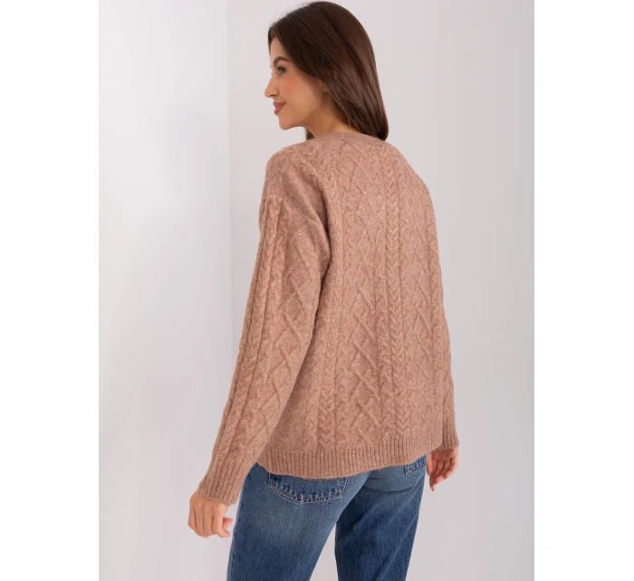 Jumper AT SW 2358.31 světle hnědá