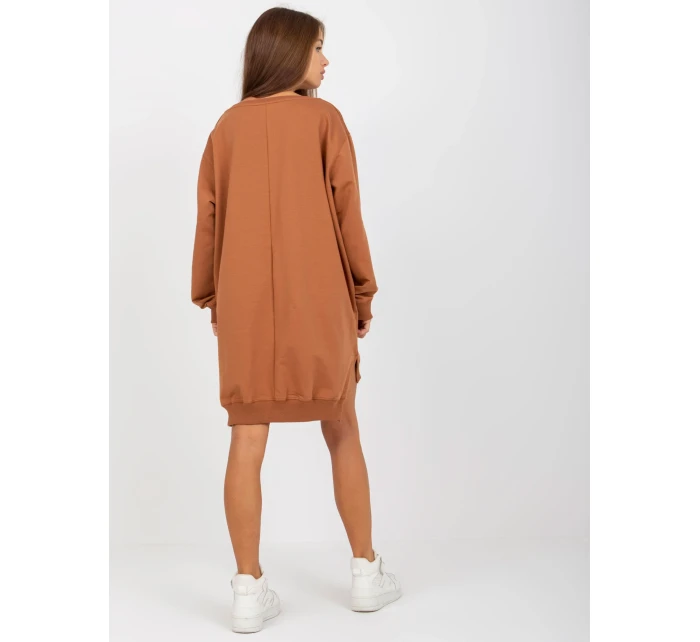 Mikina VI BL 3102.01P světle hnědá