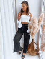 Dámské kalhoty RUFFLES černé FashionStreet UY1539