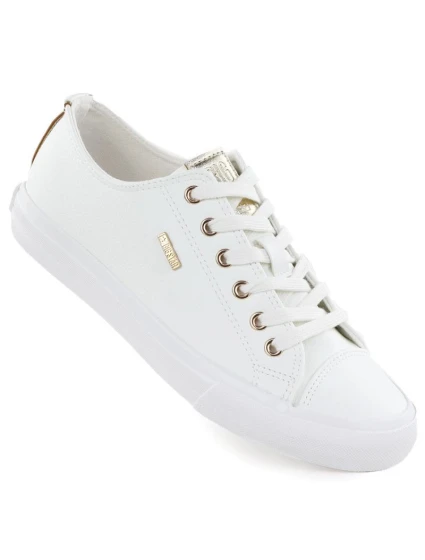 Dámské nízké tenisky z eko kůže bílé model 21906565 - Big Star