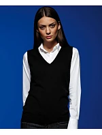 Daiber JN 656 Dámská svetrová vesta s výstřihem do V 02.0656 black Daiber JN 656 Dámská svetrová vesta s výstřihem do V 02.0656 black
